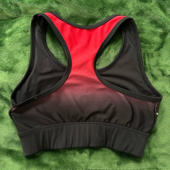 Navarro Cheer Sports Bra - Red and Black - Picture 3 of 4